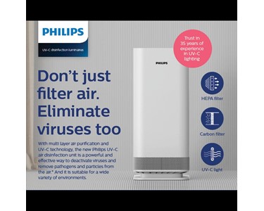 Philips - Floor Standing UV-C Air Disinfection Unit UVCA210