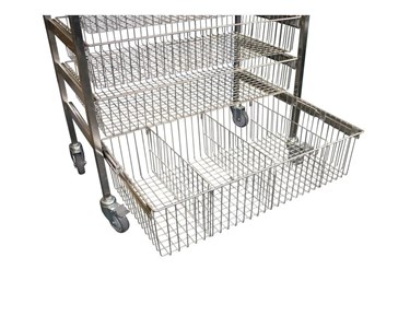 Dalcross - Dalcross Stainless Steel Wire Basket Trolley