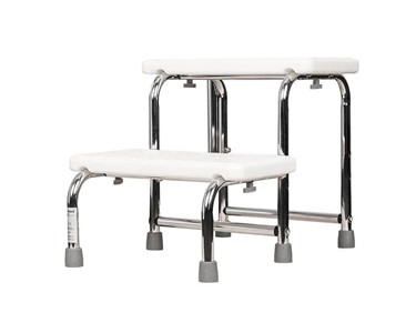 Two Step Stool With Handrail 140kg 