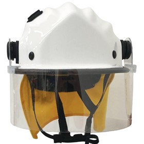 BR9 Standard Helmet with Clip On Face Shield and Mesh Cradle