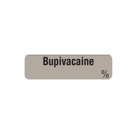 Drug Indentificaton Label - Gren & Grey | Bupivacaine