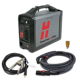 Hypertherm Powermax45 SYNC Hand Plasma Cutter 415V, 75 deg 7.6m (25')