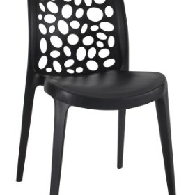 Grace Stacking Chairs in Black | Cafe Stacking Chairs Sydney
