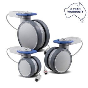 Hospital bed castors - Trinity EBC (Electronic Braking Castors)