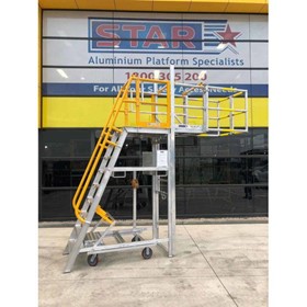 Mobile Work Platform Ladder I Adjustable Platforms
