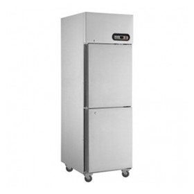 Stainless Steel Commercial Freezer | 2 × ½ door 500 Litre - SUF500