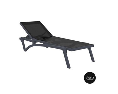 Siesta Spain - Pacific Sunlounger/Ocean Side Table 3 Pc Package - Anthracite