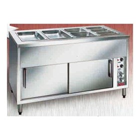 Bain Marie Hot Cupboard - 6 Module with Wet Tank | BMHC6