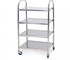 SOGA - 4 Tier Stainless Steel Trolley Cart 860 W X 540 D X 1170 H