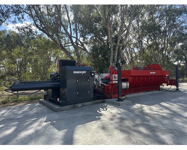 Enerpat - AMB-SCE5000 Mobile Car Baler | Diesel ELV Scrap Baler