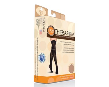 Unisex Thigh-High Stockings Closed Toe Mild Support 15-20mmHg