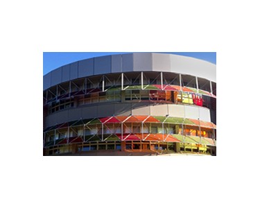 Perspex - Colourful Sunshades for University Campus -PERSPEX Frost
