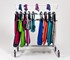 Mobile Lead Apron Rack for Ten Tops & Skirts