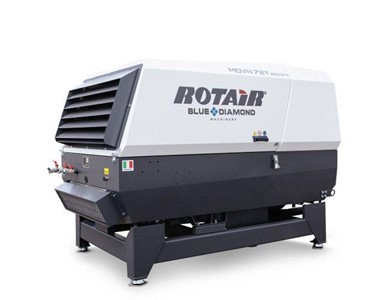 Rotair - Portable Skid Diesel Air Compressor 250CFM - MDVN 72Y