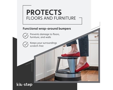 Kik-Step Rolling Step Stool