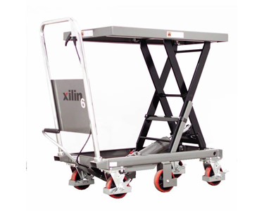 Xilin - Manual 6 Wheel Hydraulic Scissor Lift Trolley