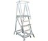 Order Picker Ladder | Folding Wheeled Steps Chassis