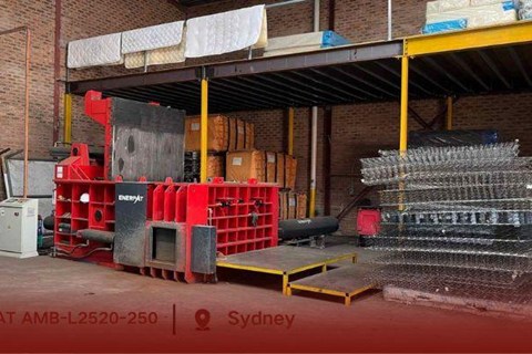 mattress springs baler