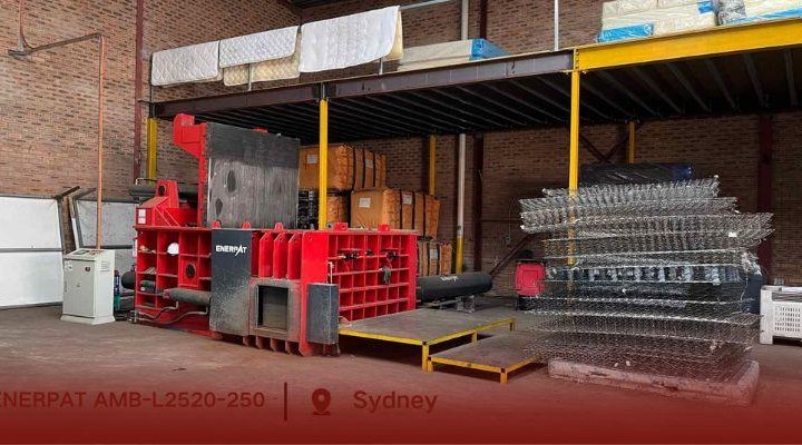 mattress springs baler