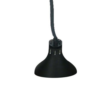 Benchstar - Pull Down Heat Lamp Black 290mm Round | HYWCL14