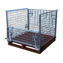Pallet Cages with Timber Pallet