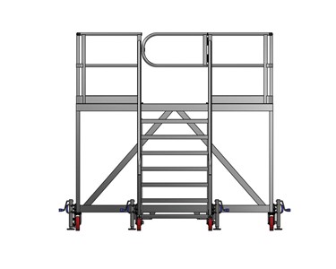 Mobile Access Platform | Custom Lower Radiator Access Platform