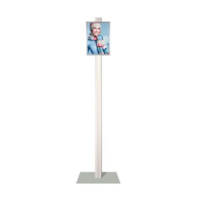 Retail Display Stand with A4 Snap Frame