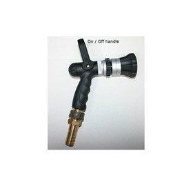 Composite Heavy Duty "Commander" Hose Nozzle with 25mm brass hose