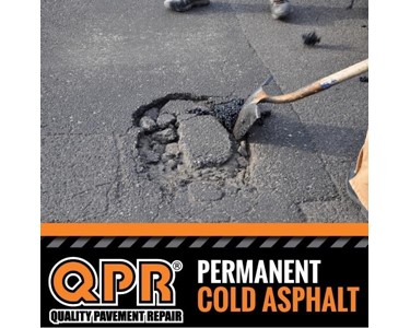 Easy to use QPR industrial strength pavement repair