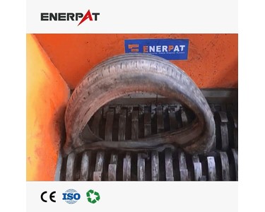 Enerpat - Industrial Waste OTR Tire Recycling Shredder - Cut Tire Disposal Costs