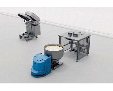 DIOSNA Automated Guided Vehicle (AGV) Systems for Dough Production