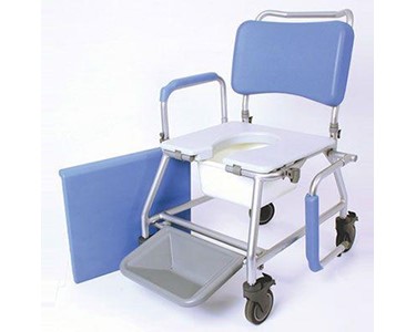 Atlantic Wave Mobile Commode Chair