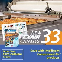 EXAIR’s new Catalogue 33 Features new Safety Air Guns, Static Eliminators, Atomizing Nozzles and Industrial Vacuums