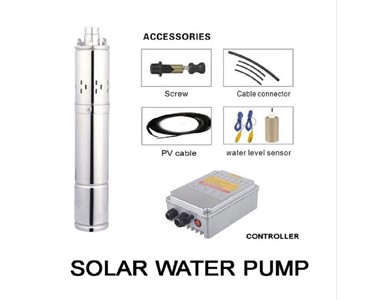 Submersible Solar Water Pump – 1" Centrifugal 120m