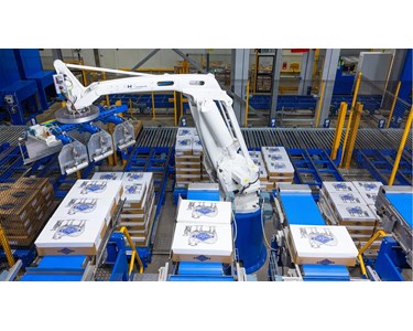 MHM Automation Robotic Palletising System