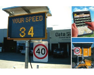 Speed Advisory Trailer Sign: Datasign-SATS