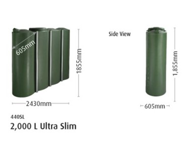 Slimeline Rainwater Tanks