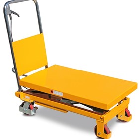 Mobile Scissor Lift Trolley - 350kg | Castors & Industrial | SLM300