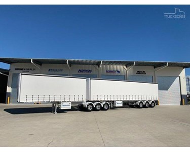 Krueger - Curtainsider Trailer | 34 Pallet, B-Double Compatible