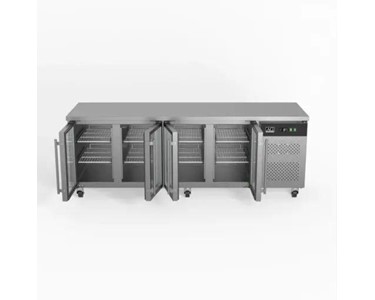 AG Equipment - Glass Door Worktop Fridge | GNX4100TNG 4 Door