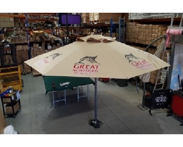 Indoor Outdoor Imports - Extra Large Market Umbrella SQR-5 5m-Octagonal (round)-Sqround