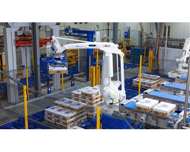 MHM Automation Robotic Palletising System