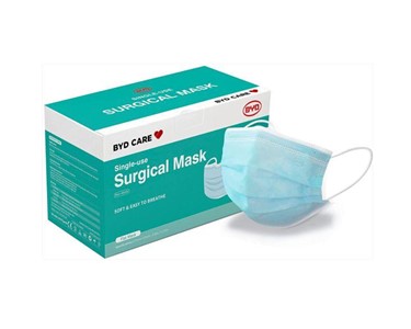 BYD - Level 3 Surgical Medical Face Masks - Blue Pack of 50