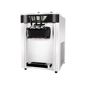 Soft Serve Ice Cream Machine – Frozen Yoghurt – Air Pump – 3 Flavour