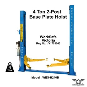 2 Post Hoist 4 ton Base Plate | WES-H240B