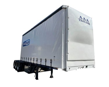 AAA Trailers - Curtainsider Trailer – Straight Deck Lead (A) 12 Pallet