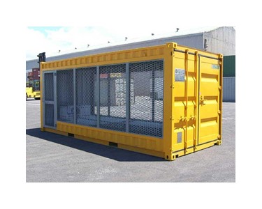 Open Air Gas Cylinder Storage Shipping Containers for sale from Port  Shipping Containers - IndustrySearch Australia