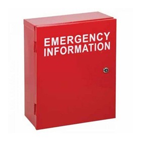 MSDS Storage | Emergency Information Cabinet, 600 x 500mm Metal
