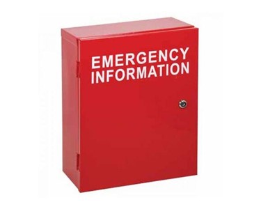 Safetek Get Protected - MSDS Storage | Emergency Information Cabinet, 600 x 500mm Metal