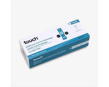 TouchBio - Combo Covid-19 & Flu A/B Rapid Antigen Test | 05 Test Kit